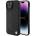 BMW Кейс BMW Leather Hot Stamp за iPhone 15, черен (3666339170813)