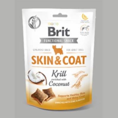 Brit snack Skin Coat krill & coconut 150 g – Zboží Dáma