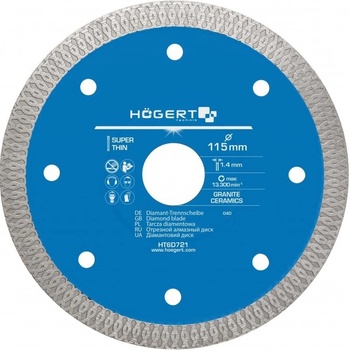 Högert Diamantový kotouč 115 mm HT6D721