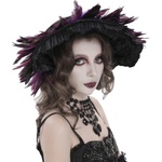 Devil fashion диадема DEVIL FASHION - Purple Peacock - черен - AS262