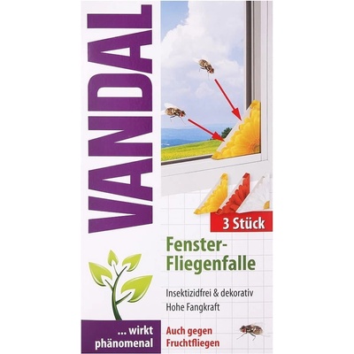 Vandal mucholapka na okna 3 ks