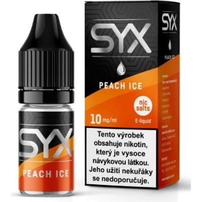 Syx NS Peach Ice 10 ml 10 mg