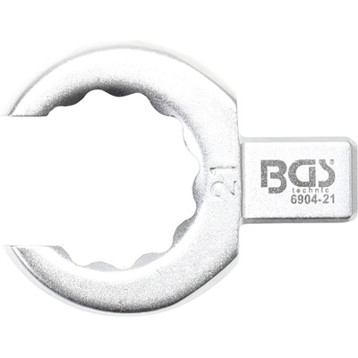 BGS Technic Nástrčný očkový kľúč otvorený 21 mm upnutie 9 x 12 mm BGS 6904-21