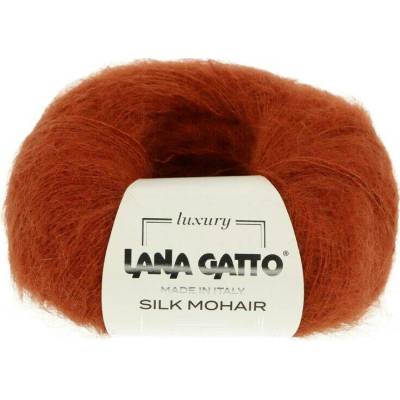 Lana Gatto Silk Mohair 30141 hrdzavá