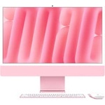 Apple iMac 24" Retina 4.5K Display с Apple M4 с 8-Core CPU, 8-Core GPU, 16GB RAM, 256GB SSD - Pink, Intl. Engl. клавиатура (SSD: 512GB SSD storage) (mwug3ze/a_imac24-ssd-512gb-x)