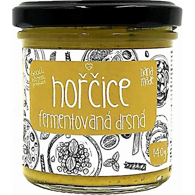 Goodie Hořčice fermentovaná drsná 135 g