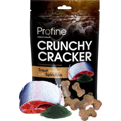 Profine Dog Crunchy Cracker Trout enriched with Spirulina 150 g