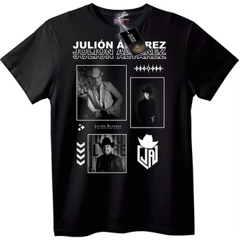 NOONEBRAND Тениска Julián Álvarez Музика - 5XL, Black