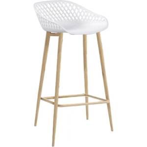 Mira-N HORECANO-TOKYO-Бар Стол 48х47.5хh95.5 см БЯЛ/ДЪРВО (HC-42402) (0142402)