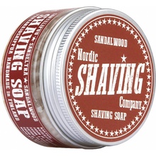 Nordic Shaving Company Sandalwood mýdlo na holení 80 g