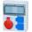 Onnline Construction switchgear 8 modules R-240 16A/5P 2x230V F3.0075