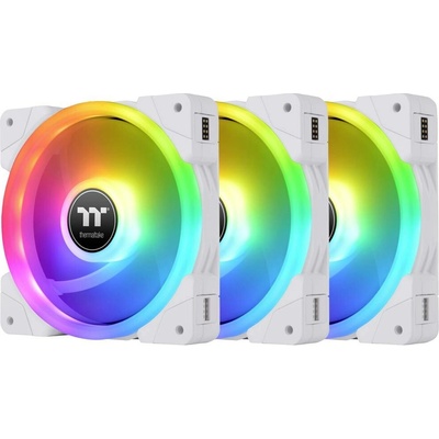 Thermaltake SWAFAN EX12 RGB PC Cooling Fan White TT Premium Edition (3-Fan Pack) CL-F161-PL12SW-A