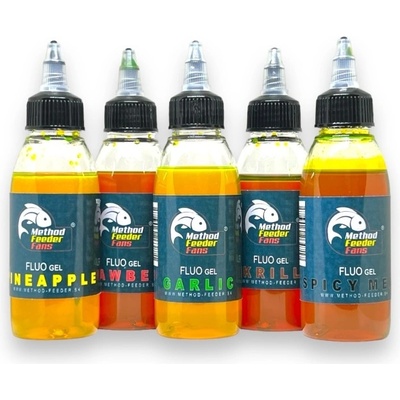 Method Feeder Fans Atraktor Gel Fluo Korenené Mäso 100 ml