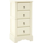 Premier Housewares Шкафче в цвят слонова кост 43x104x50 cm Florence - Premier Housewares (2405249)