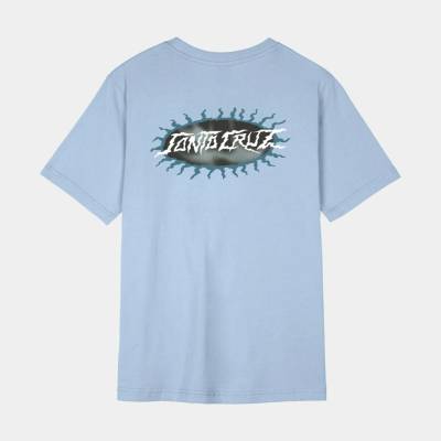 SANTA CRUZ tričko Acid Oval Dot T-Shirt Blue Aura BLUE AURA