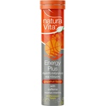 Natura Vita Energy Plus with Caffeine [20 ефервесцентни таблетки] Грейпфрут