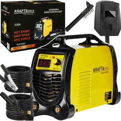 KRAFT&DELE KD1855 IGBT MMA 330A 230V Zvárací invertor LCD