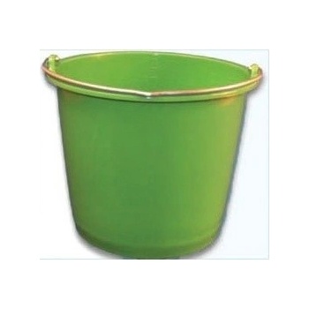 GEWA Kbelík na krmivo cylindrický se stupnicí 12l zelený