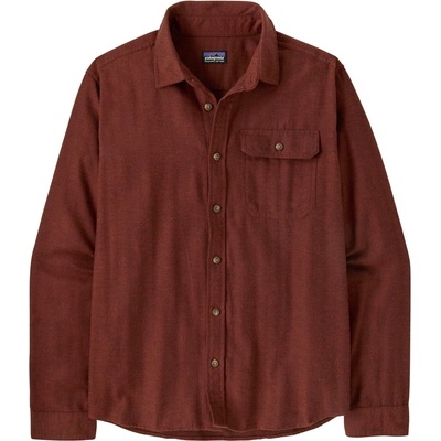 Patagonia Мъжка риза с копчета Patagonia L/S LW Fjord Flannel Shirt - Mirror Weave: Rusty Red (033-0627-4312)