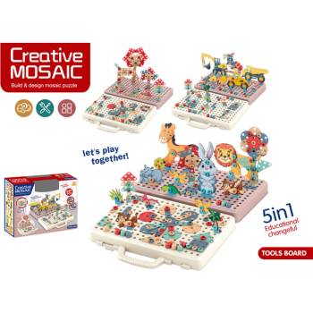 Image 1 of Armtoys ДЕТСКА ОБРАЗОВАТЕЛНА МОЗАЙКА В КУФАР 5 В 1