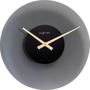 NeXtime Стенен часовник Float сив (8196GS)