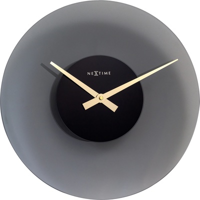 NeXtime Стенен часовник Float сив (8196GS)