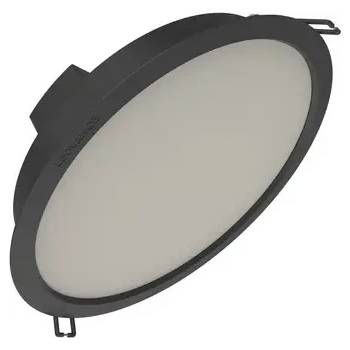Image 1 of OSRAM Led ЛАМПА ТИП ЛУНА dl ip44 dn 190 18w 830 1980lm black ledvance (ledvance 4099854561702)