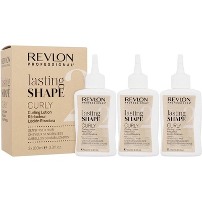 Revlon Professional Lasting Shape Curly Curling Lotion (W) 3x100 ml, Pre podporu vĺn Sensitised Hair 2