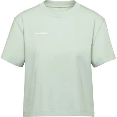 Mammut Дамска тениска Mammut Women's Base Cropped T-Shirt Mini Logo T-shirt - Silver Sage - размер XS (916-5629-0211)
