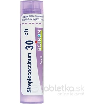 Streptococcinum gra.1 x 4 g 30CH