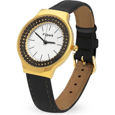 Spark se Swarovski Elements Mercury černé ZNSG35CZJ