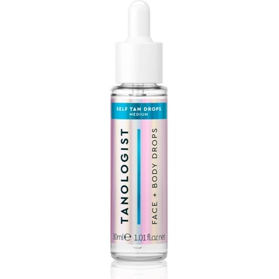 TANOLOGIST Self Tan Drops автобронзантни капки за лице и тяло цвят Medium 30ml