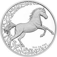 Česká mincovna Stříbrná mince Treasures of the Gulf - The Horse 2024 proof 2 oz