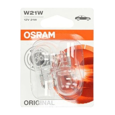 OSRAM Крушка OSRAM W21W, 12V, 21W, 460lm, 2 броя