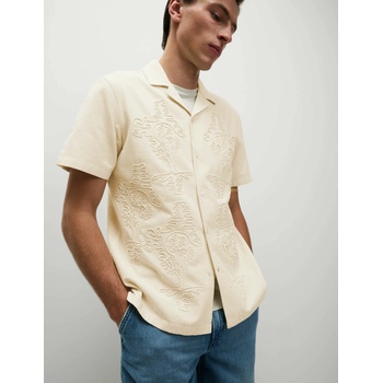 Marks & Spencer Риза с висок процент памук Marks & Spencer кремава Marks & Spencer | Bezhov | МЪЖЕ | S REG