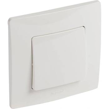 Legrand 396710 Еднополюсен ключ 10А с рамка Niloe крем - до изчерпване на количествата - 396710 (396710 )