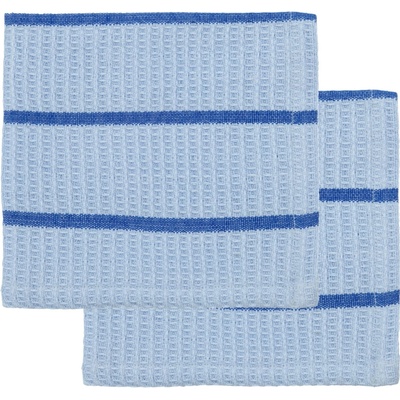 House Doctor Bavlnená handrička Light Blue – set 2 ks