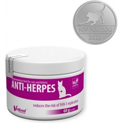 VetFood Anti-Herpes - за предотвратяване симптомите на херпес вирус - прах, 60 гр - Полша