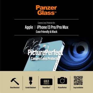 Panzer Стъклен протектор за камера PanzerGlass за iPhone 13 Pro, 13 Pro max
