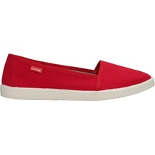 Oldcom Dámske espadrilky ESPADRILKY CANVAS červená biela