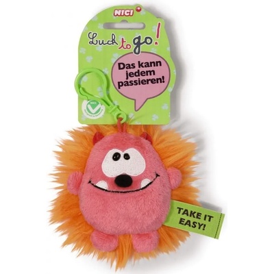 NICI Ключодържател Nici - Таласъм, розово оранжев, 10 cm (37153)