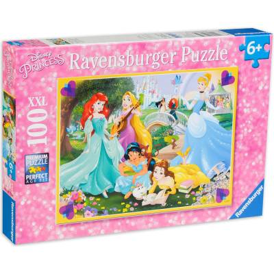Ravensburger Пъзел Ravensburger от 100 XXL части - Дисни принцеси (10775)