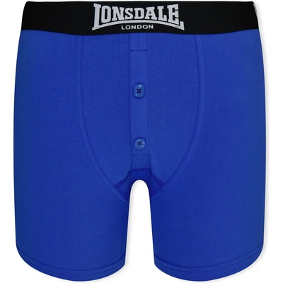 Lonsdale Юношески боксерки Lonsdale 2 Pack Boxers Junior - Blue/Black