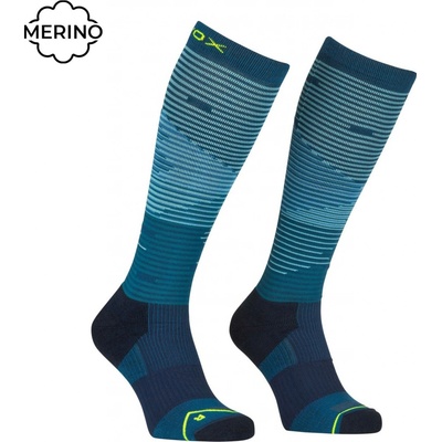 Ortovox All Mountain Long dámske ponožky Petrol Blue