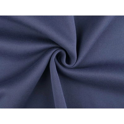 Teplákovina počesaná PES jednobarevná Varianta: 4 (29) modrá jeans, Balení: 1 m