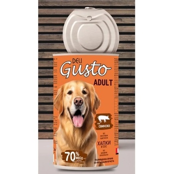 Deli Gusto Dog Pork - хапки в сос със свинско 1240гр