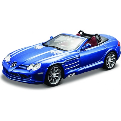 Bburago Plus Mercedes Benz SLR Mclaren Roadster modrá 1:32