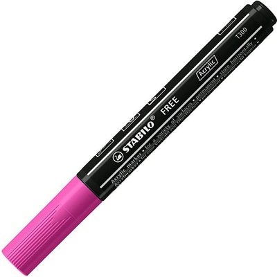Stabilo Free Acrylic T300 kulatý hrot 2-3 mm šeříkový 452890