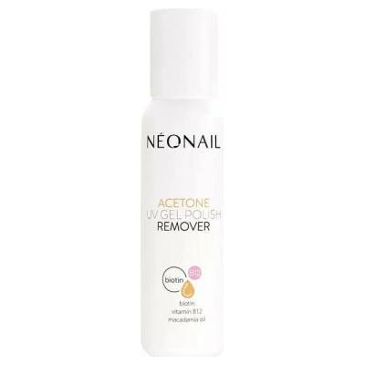 NeoNail odstraňovač gél laku Aceton s biotinom B12 a macadamovým olejom 100 ml
