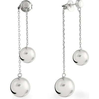 SilveAmo stříbrné dvojité Kuličky na řetízku C21163